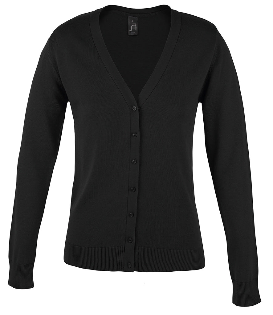Ladies Cotton Acrylic V Neck Cardigan