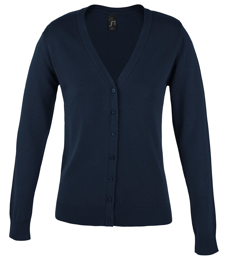 Ladies Cotton Acrylic V Neck Cardigan