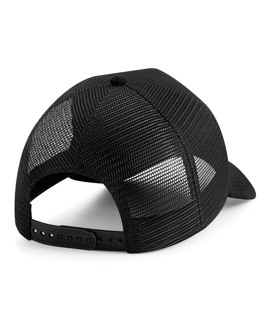 Suede Snapback Trucker Cap