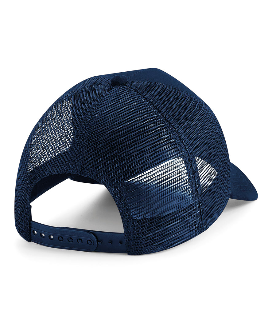 Suede Snapback Trucker Cap