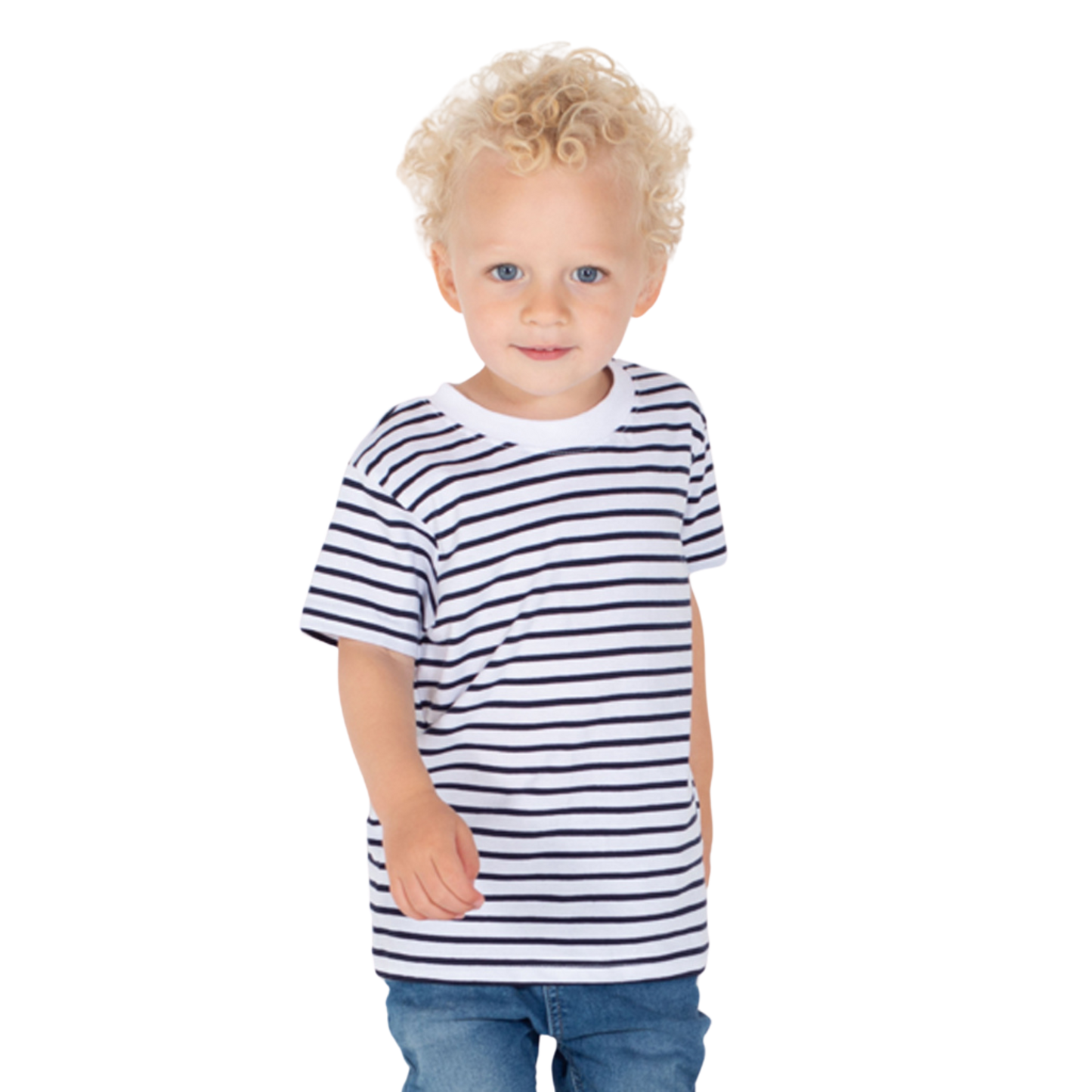Baby/Toddler Striped Crew Neck T-Shirt
