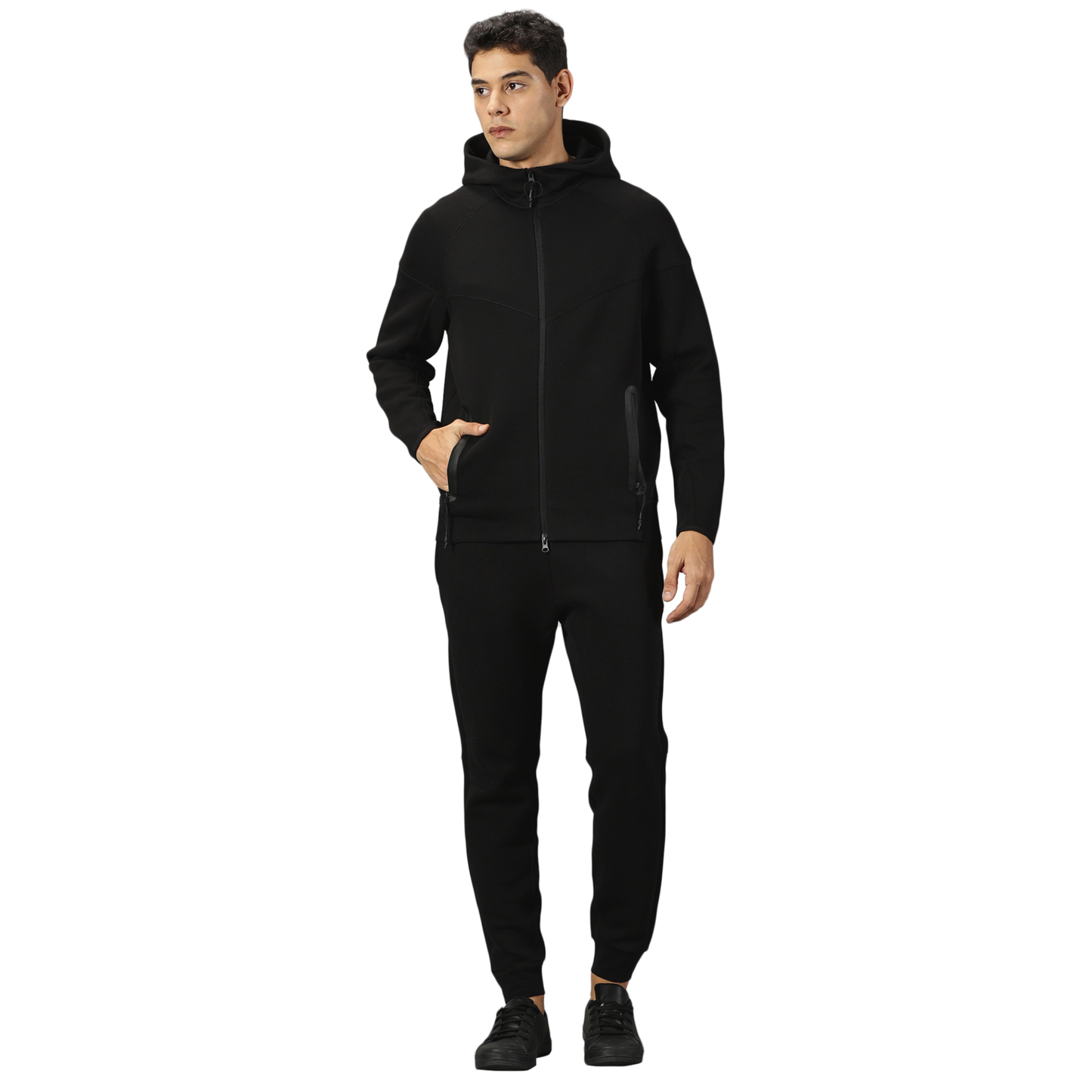 Tech Fleece 2 Piece Set Tracksuit (Black)