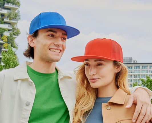 Atlantis Snapback Mesh 6 Panel Sustainable Trucker Cap Adult