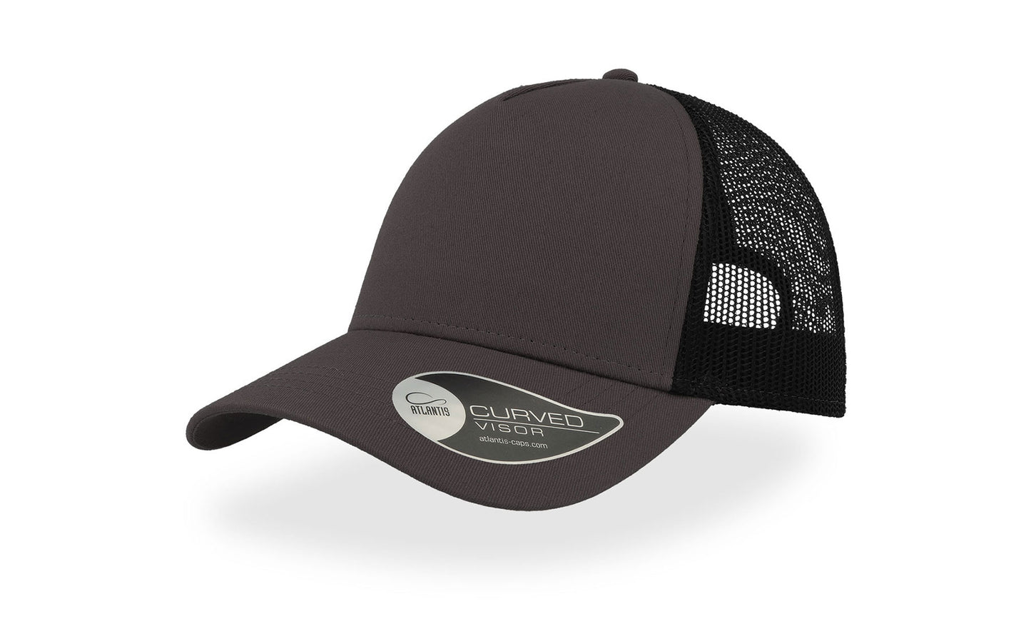 Rapper Cotton 5 Panel Trucker Cap Adult - Atlantis