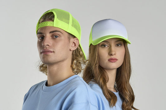 Rapper 5 Panel Trucker Cap Adult - Atlantis