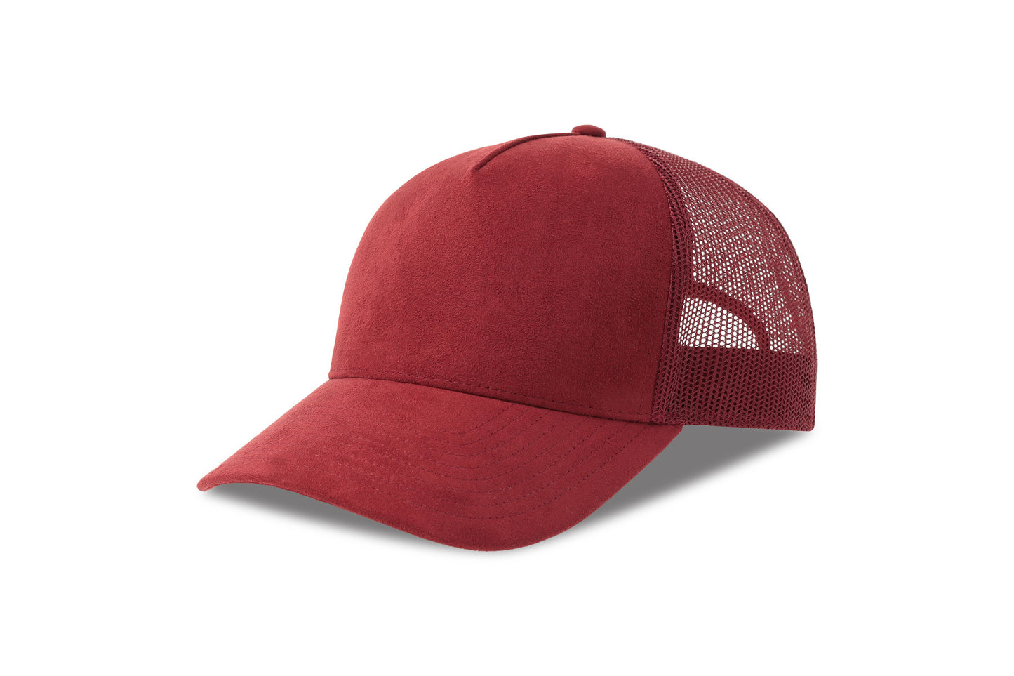 Rapper Suede S 5 Panel Sustainable Trucker Cap Adult - Atlantis