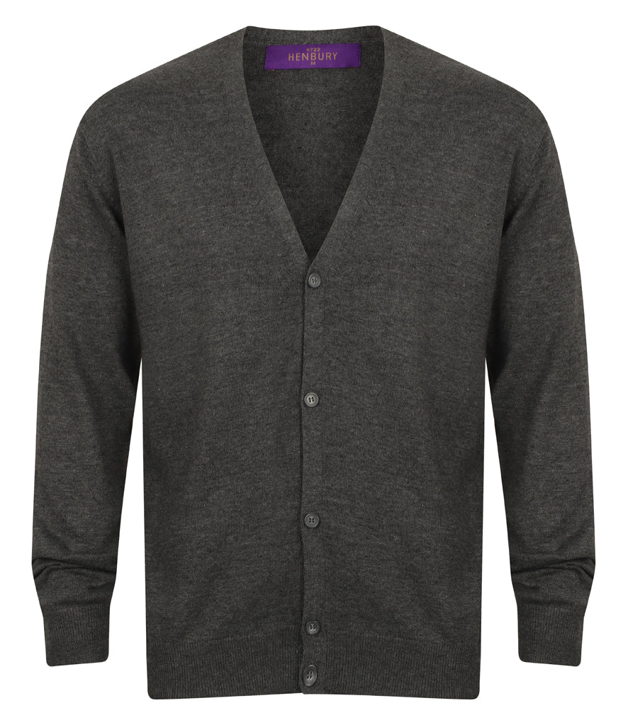 Lightweight Cotton Acrylic V Neck Cardigan