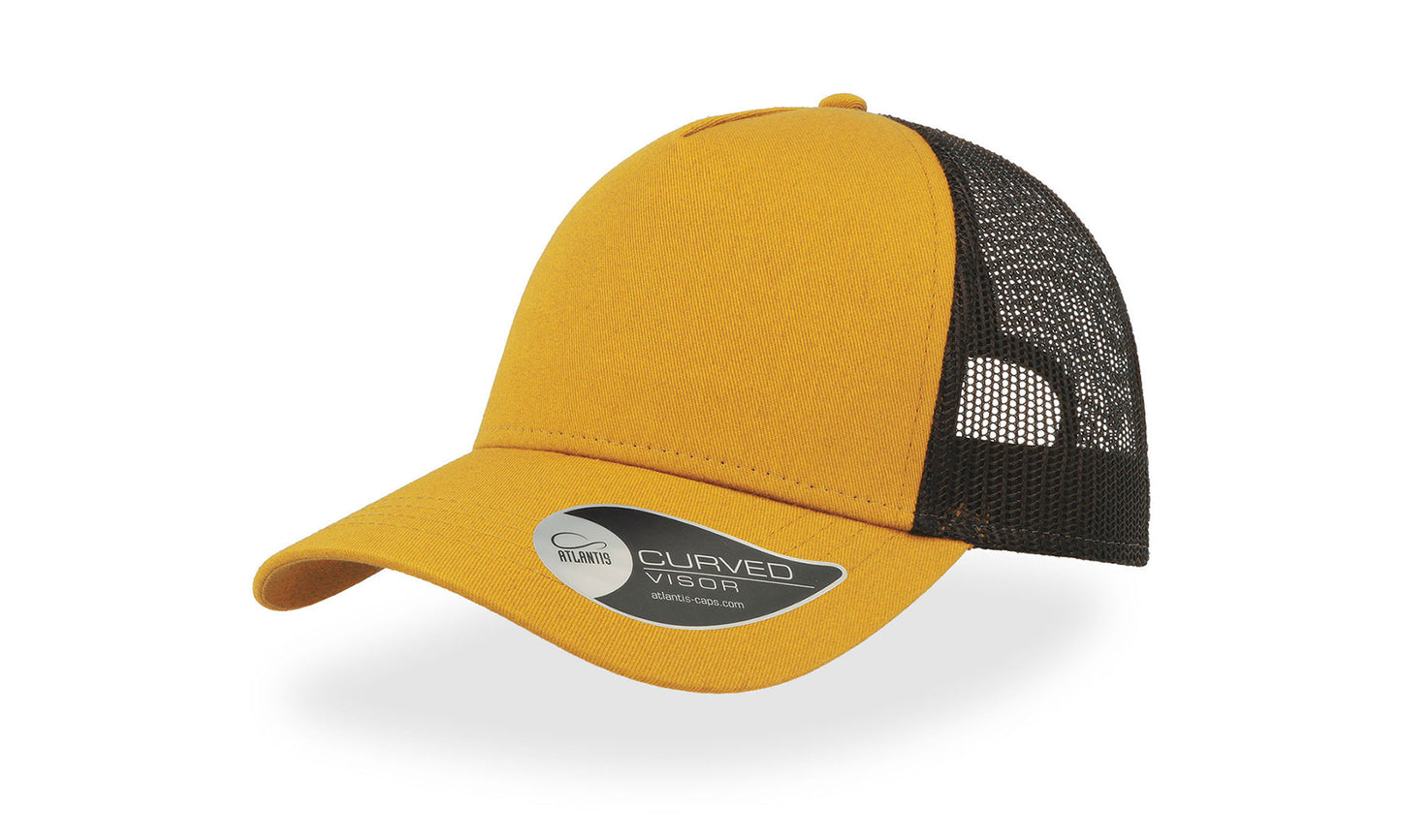 Rapper Cotton 5 Panel Trucker Cap Adult - Atlantis