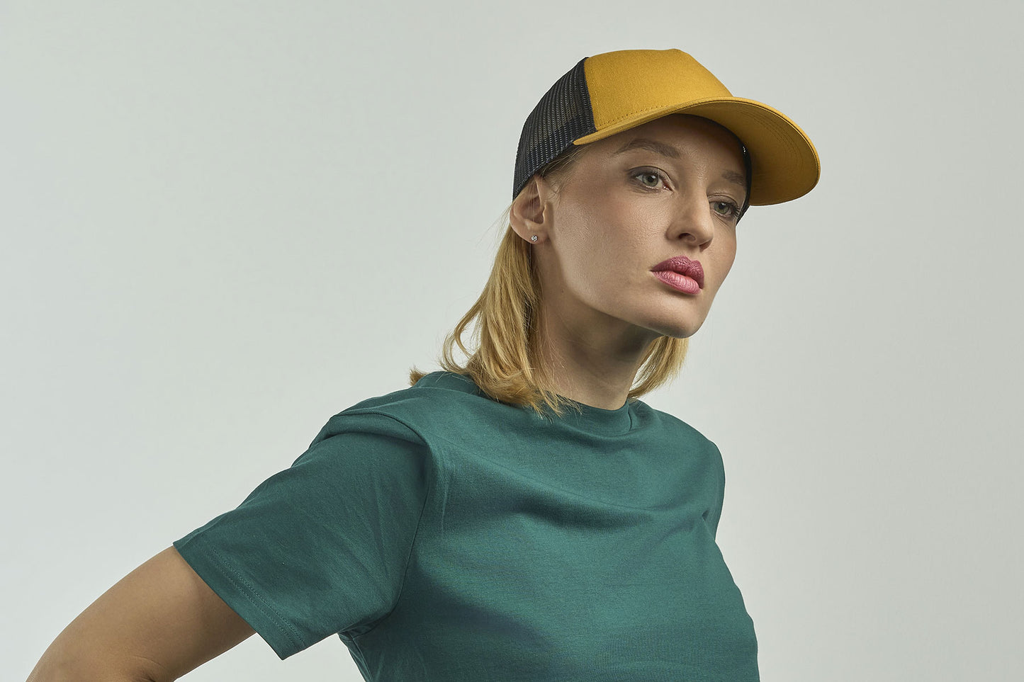 Rapper Cotton 5 Panel Trucker Cap Adult - Atlantis