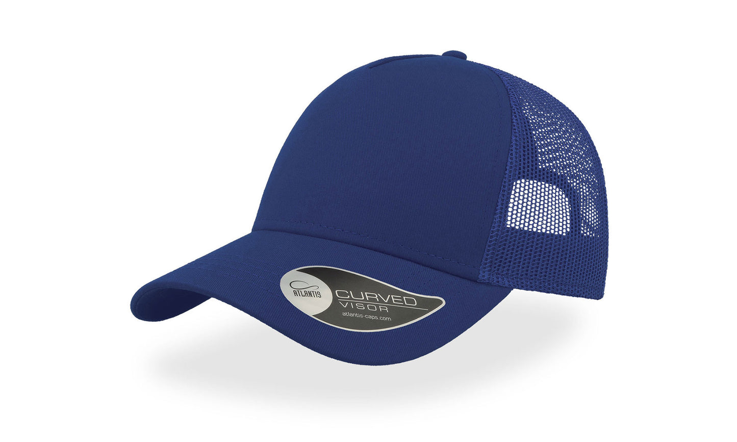 Rapper Cotton 5 Panel Trucker Cap Adult - Atlantis